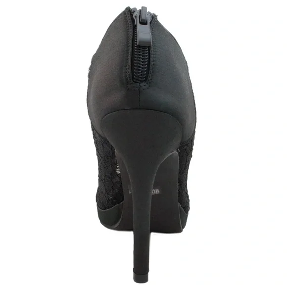 Open Toe Platform Lace Booty - Picture 2 of 6